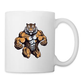 Gymnase d’entraînement Tiger Muscles - Mug blanc - blanc - Droite