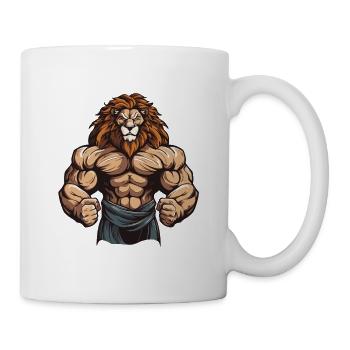 Muscles Lion Musculation - Mug blanc - blanc - Droite