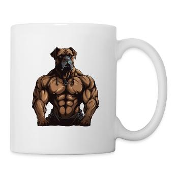 Gymnase d’entraînement des muscles du chien - Mug blanc - blanc - Droite