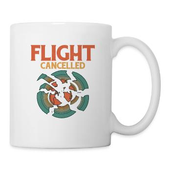 Flight Cancelled Trapshooting Skeet Shooting - Tasse - Weiß - Rechts