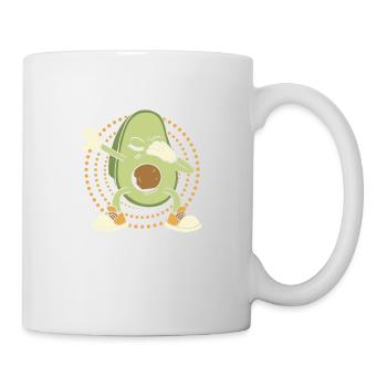 Avocado Ich mag Avocados - Tasse - Weiß - Rechts