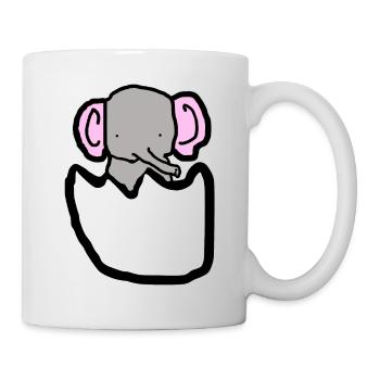 Elephant - Mug - white - Right