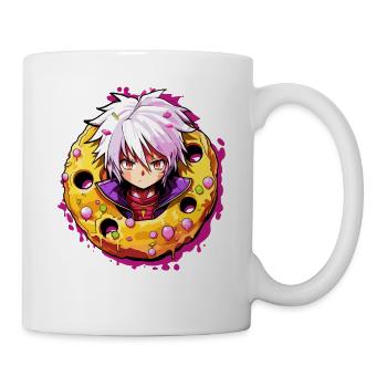 Der Anime Held Donut - Tasse - Weiß - Rechts