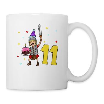 Avec Centurio - Anniversaire des enfants 11 ans - Mug blanc - blanc - Droite