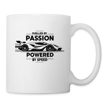 Fuelled by Passion Powered by Speed - Mug - white - Right