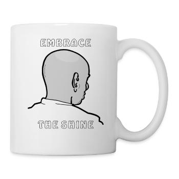 EMBRASSEZ LA BRILLANCE - Mug blanc - blanc - Droite