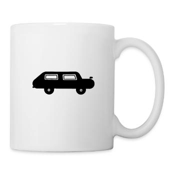 Escroc de tarifs, automobiliste, trafic routier, voiture, fantôme - Mug blanc - blanc - Droite