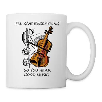 VIOLIN Violin Music - Mug - white - Right