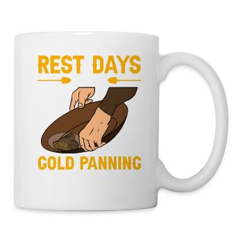 Orpaillage Recherche d’or - Mug blanc - blanc - Droite