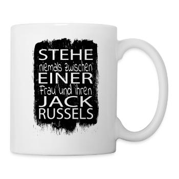 spaß windhund chihuahua boxer geek spruch - Tasse - Weiß - Rechts