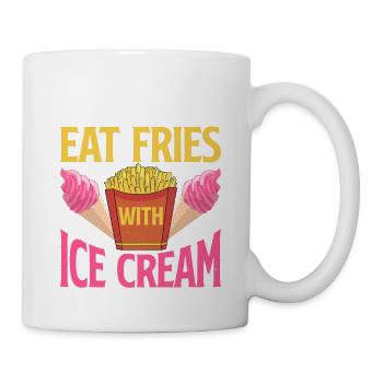 I Look Normal But I Eat Fries With Ice Cream 2 - Mug - white - Right