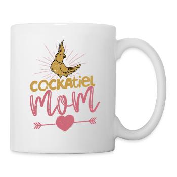 Cockatiel Mom Parrot Owner Bird Avian - Mug - white - Right