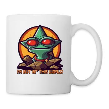 Out of this world: alien toad - Mug - white - Right