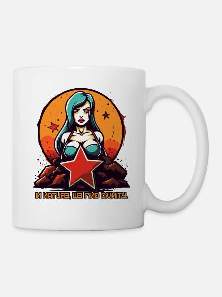 Natürliche Mutter Natur - Tasse - Weiß