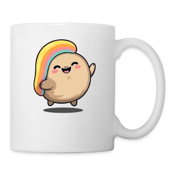 Heureux truc chibi mignon - Mug blanc - blanc - Droite