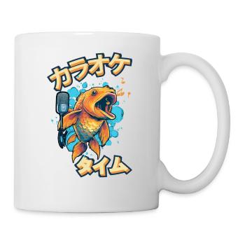 Koi Fish Koi Carp Koi Garden Pond Funny - Mug - white - Right