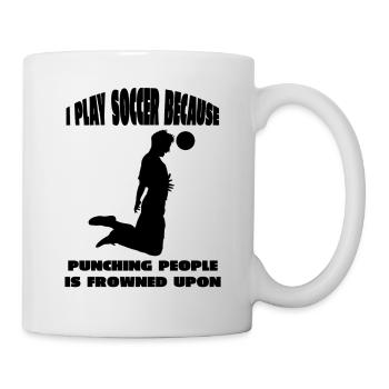 Joueur de football Équipe de football Conception de football - Mug blanc - blanc - Droite