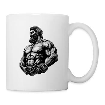 Bodybuilders Muscles Bodybuilding - Mug - white - Right