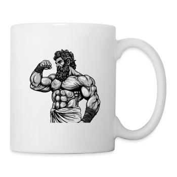 Bodybuilder Muscles Workout Gym - Mug blanc - blanc - Droite