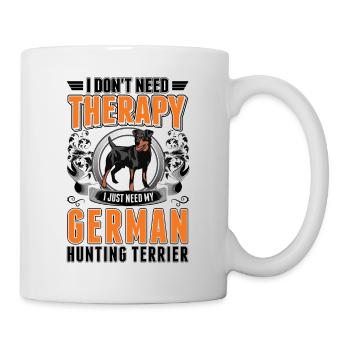 German Hunting Terrier Therapy - Mug - white - Right