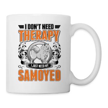 Samoyed Therapy Sled Dog Samoyed - Mug - white - Right
