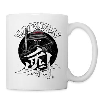 Samurai - Tasse - Weiß - Rechts