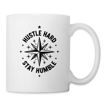 Hustle Hard Stay Humble - Mug - white - Right