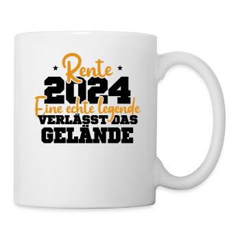 Légende 2024 : Adieu au site - Mug blanc - blanc - Droite