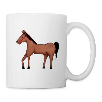Ranch Far West Western équitation chevaux Cowboy - Mug blanc - blanc - Droite