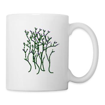 Natur Naturliebhaber Flora Garten Pflanzen Blüte - Tasse - Weiß - Rechts