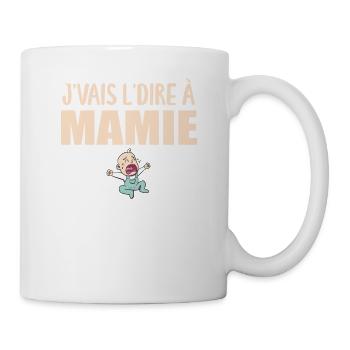 J'vais l'dire - enfant - Super Mamie - Mug blanc - blanc - Droite