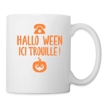 Citrouille - Halloween - Phrase drôle - Mug blanc - blanc - Droite