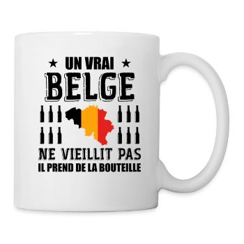Belgique - Belgique Humour - Je Suis Belge - Mug blanc - blanc - Droite