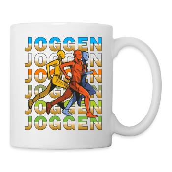 JOGGEN - Tasse - Weiß - Rechts
