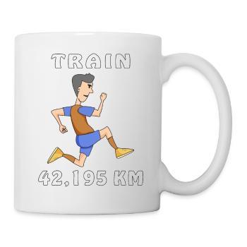 JOGGEN - Tasse - Weiß - Rechts