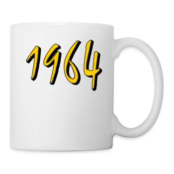 ANNÉE D’ANNIVERSAIRE 1964 - Mug blanc - blanc - Droite