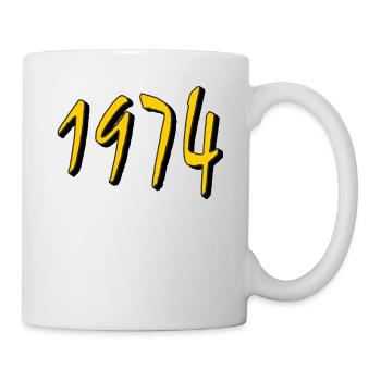 BIRTHDAY YEAR 1974 - Mug - white - Right