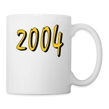 BIRTHDAY YEAR 2004 - Mug - white - Right