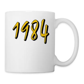BIRTHDAY YEAR 1984 - Mug - white - Right