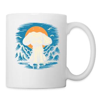 Little sad dog - Mug - white - Right