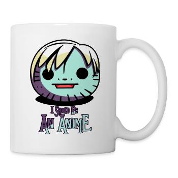 Créature de manga de dessin animé, je devrais être un anime - Mug blanc - blanc - Droite