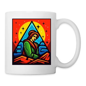Is This Art: Tough Life Woman - Mug - white - Right
