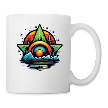 La nature est la star - Mug blanc - blanc - Droite