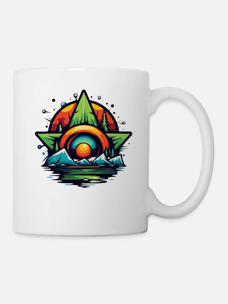 Die Natur ist der Star - Tasse - Weiß