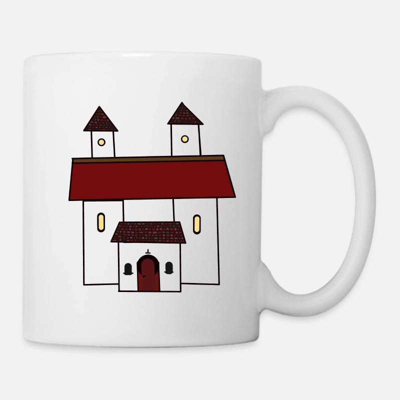 Mittelalter Kirche Gott Religion Papst Rom Jesus - Tasse - Weiß