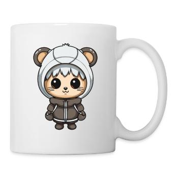 Mouse Winter Comic Cute - Mug - white - Right