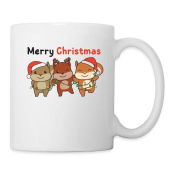 Squirrel, Christmas, Winter, Animals, Squirrel - Mug - white - Right