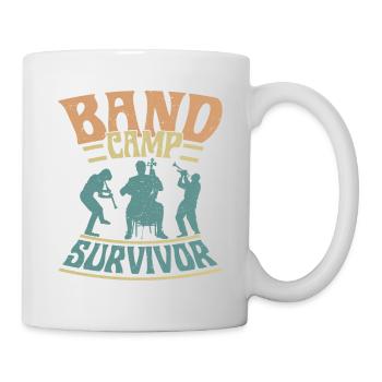 Orchestre de fanfare, survivant, fanfare, orchestre - Mug blanc - blanc - Droite