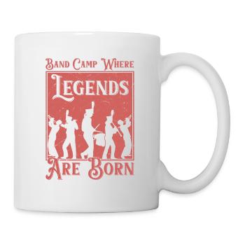 Band Camp Where Legends Are Born Marching Band Sea - Mug - white - Right