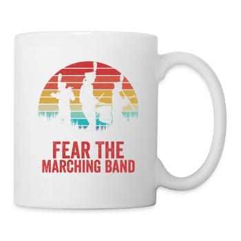 Fear The Marching Band Orchestra School - Mug - white - Right